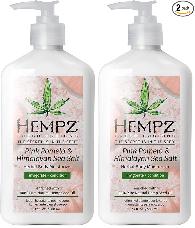 Hempz Body Lotion Pink Pomelo & Himalayan Sea Salt Daily Moisturizing Cream by Hempz