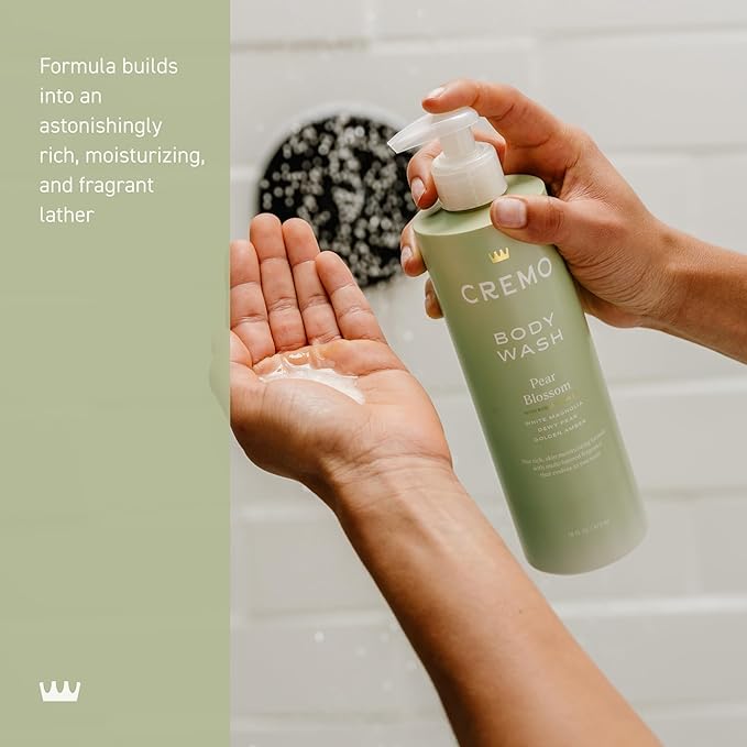 Cremo Pear Blossom Skin Moisturizing Body Wash - Image 4