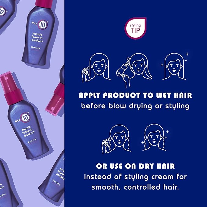 It's a 10 Haircare Miracle Leave-In Product, 2 fl. oz. - Image 4