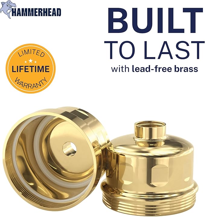 HammerHead Showers® Solid Metal Shower Head Filter – KDF 55 Shower Filter - Image 4