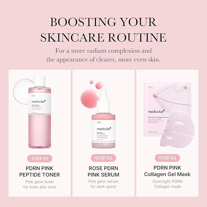 medicube PDRN Toner Rose PDRN Peptide Toner | Lightweight & Watery Type - Image 6