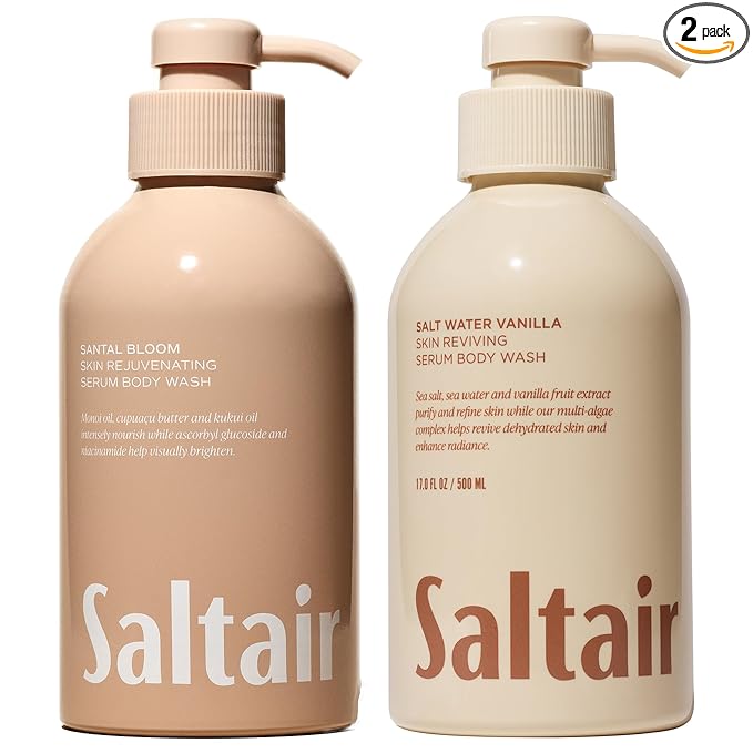 Santal + Salt Water Body Wash 2pck by Saltair