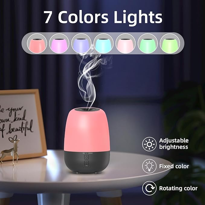 SEEDSEEL 150ML Rechargeable Battery Powered Essential Oil Diffuser, Cordless - Image 7