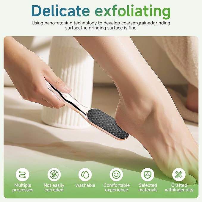 Nano Glass Foot File Callus Remover, Beyond The Cream Foot File, NanoGlass Feet - Image 4