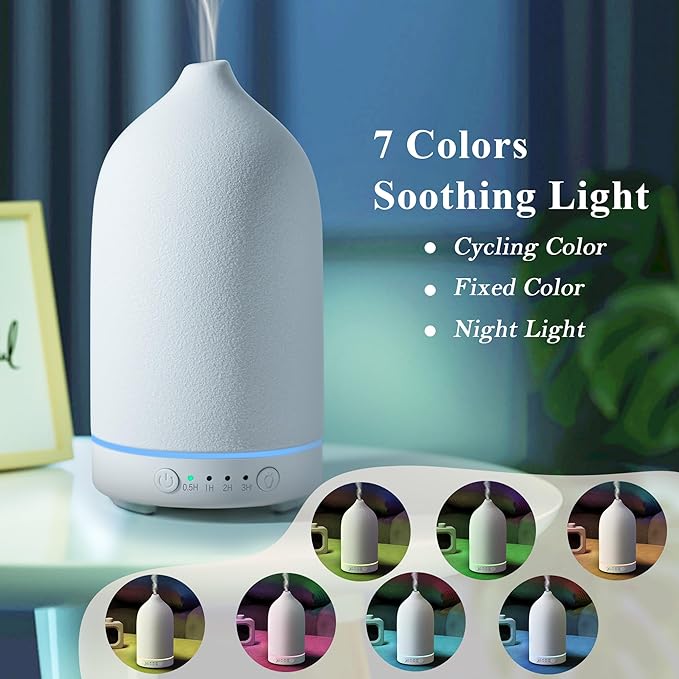 Diffuserlove Ceramic Essential Oil Diffuser 160ML Aromatherapy Diffuser - Image 4