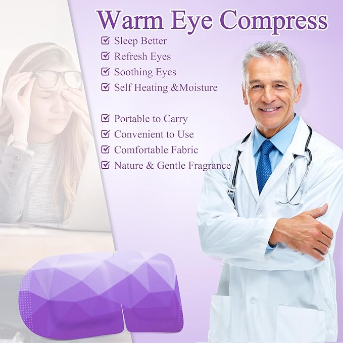 16Packs Steam Eye Mask, Heated Eye Mask - Image 5
