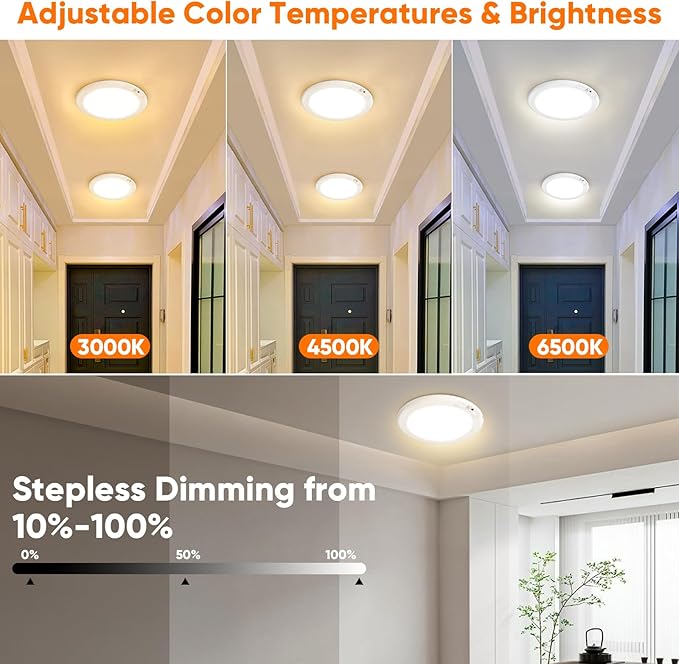 Bairth Rechargeable Motion Sensor Ceiling Lights - Image 6