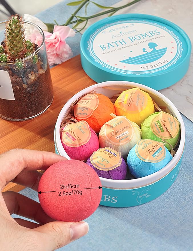 Aofmee Bath Bombs, 14 Bath Bombs - Image 7