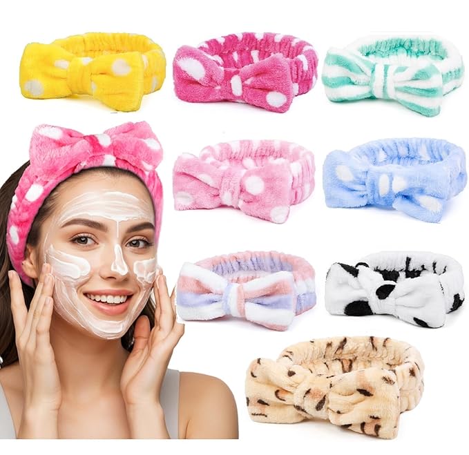 Huachi Headbands for Washing Face Spa Headbands for Women Bulk: Cute Skincare - Image 2