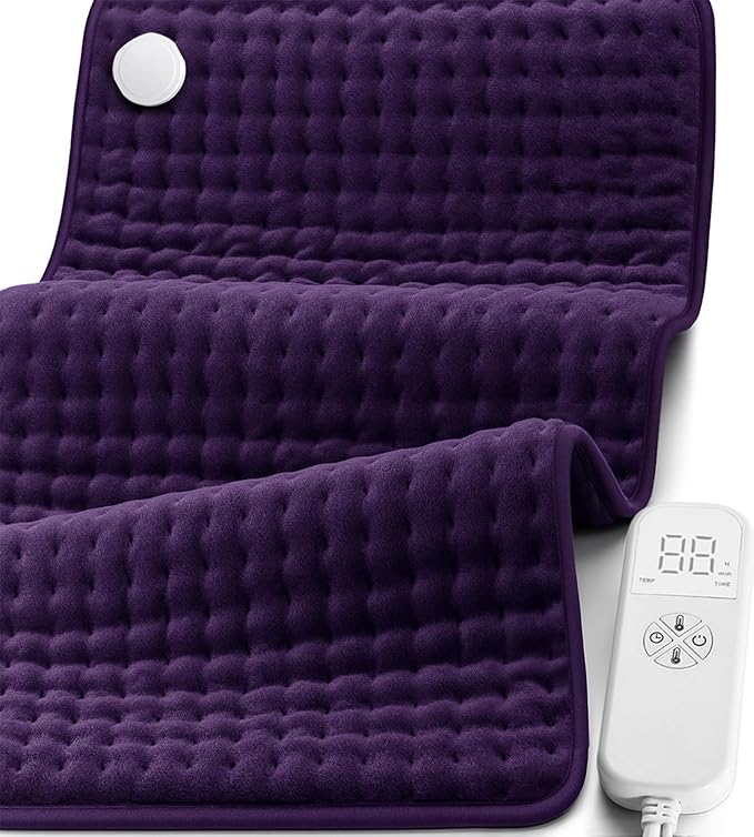 Mothers Day Gifts for Mom, Heating Pad for Back, Neck & Shoulder Pain Relief by MIKRALE
