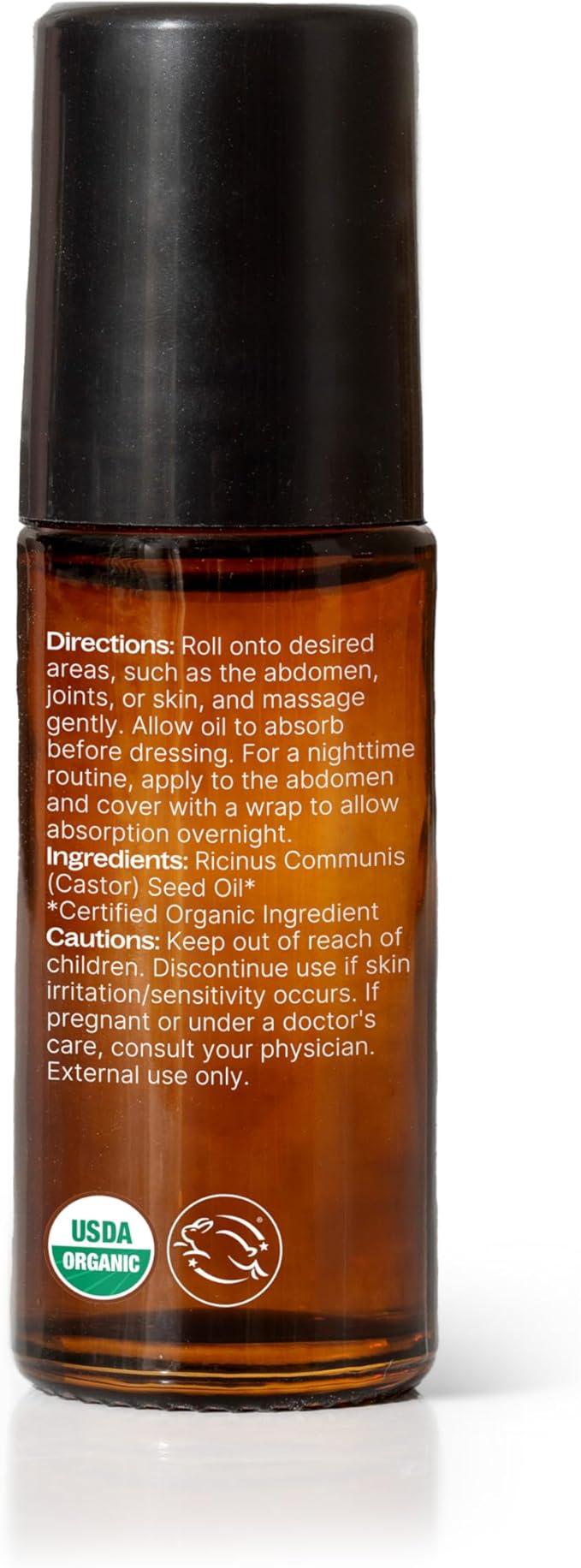 Plant Therapy Organic Castor Oil Roll On 30 mL Convenient Mess-Free Body Oil - Image 9