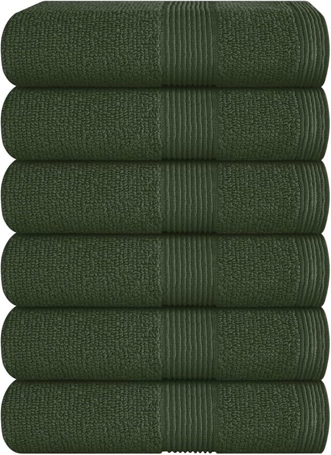 Belizzi Home Ultra Soft 6-Piece Hand Towel Set 16x28-100% Ringspun Cotton by Unknown