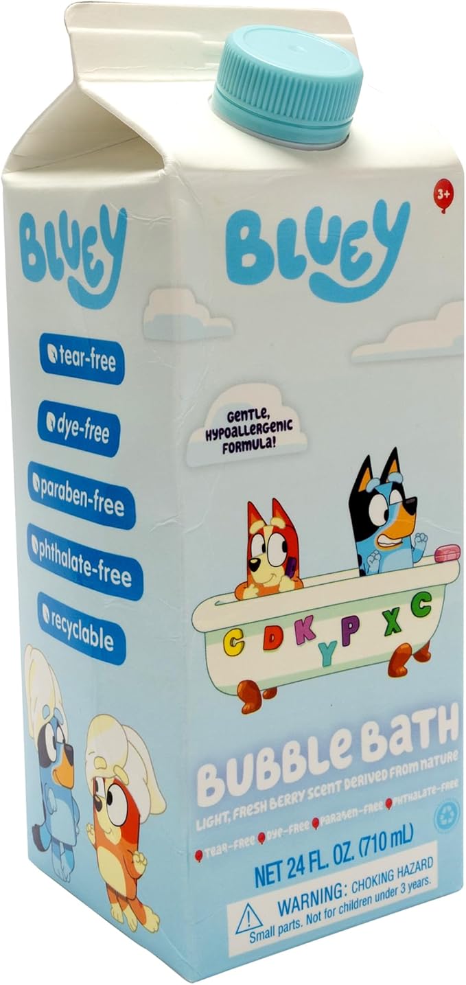 Bluey Bubble Bath for Toddlers and Kids 3+, Fresh Berry Scent, Tear Free | Dye - Image 3
