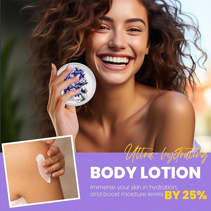 Gift Set for Women Body & Earth Gifts Set Lavender Gift Baskets For Women Bath - Image 5
