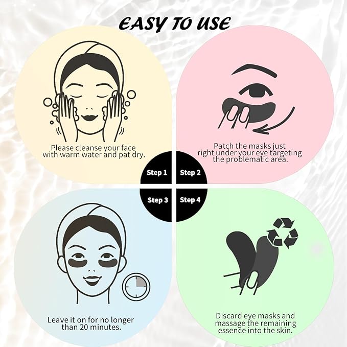 Maskiss Under Eye Patches, Caffeine Eye Masks - Image 6