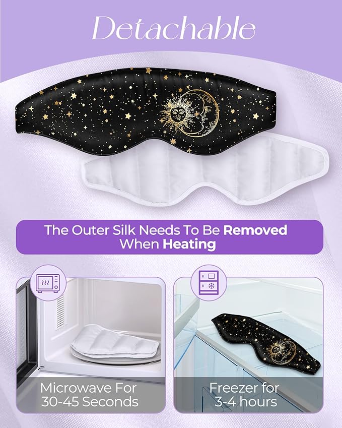 Miss Adola Silk Weighted Eye Mask - Image 3