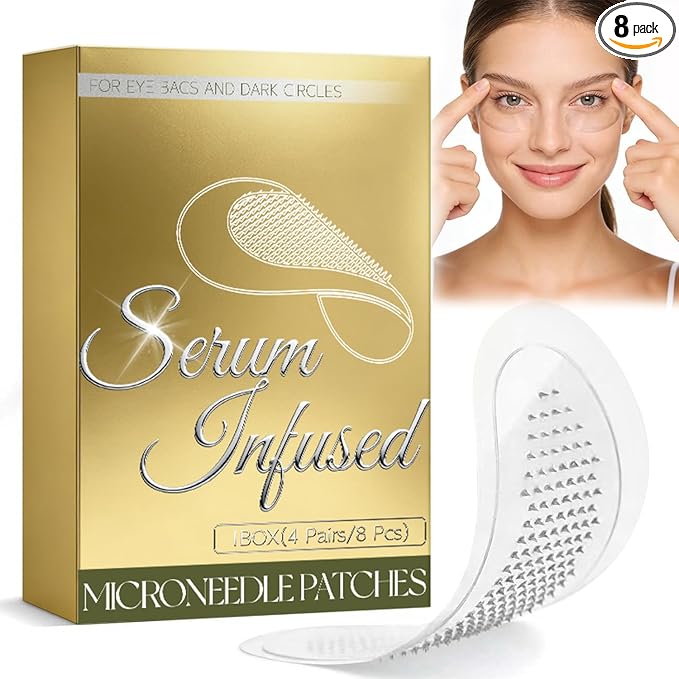 8 Count PDRN Micro Eye Patches, Dark Circle, Under Eye Patches by bvanarn