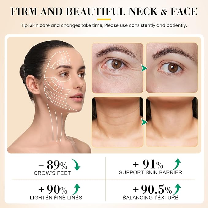 Neck Creams for Tightening and Firming-Retinol Moisturizer Anti Aging Wrinkle - Image 2