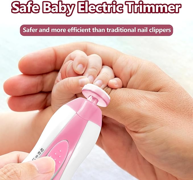 Qunlions life Baby Nail Trimmer Electric, 6 in 1 Rechargeable Baby Nail - Image 7