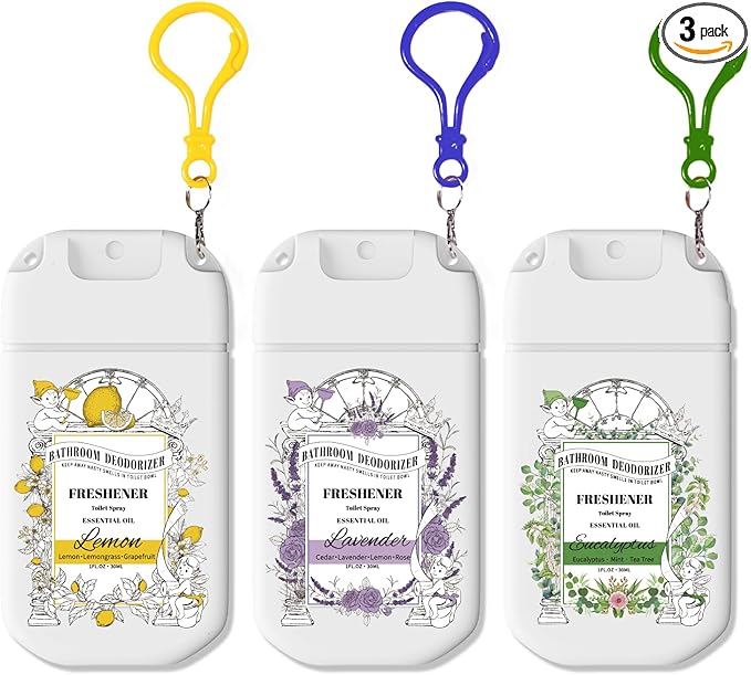 Travel Size Toilet Spray, Air Freshener Spray by AzulFra
