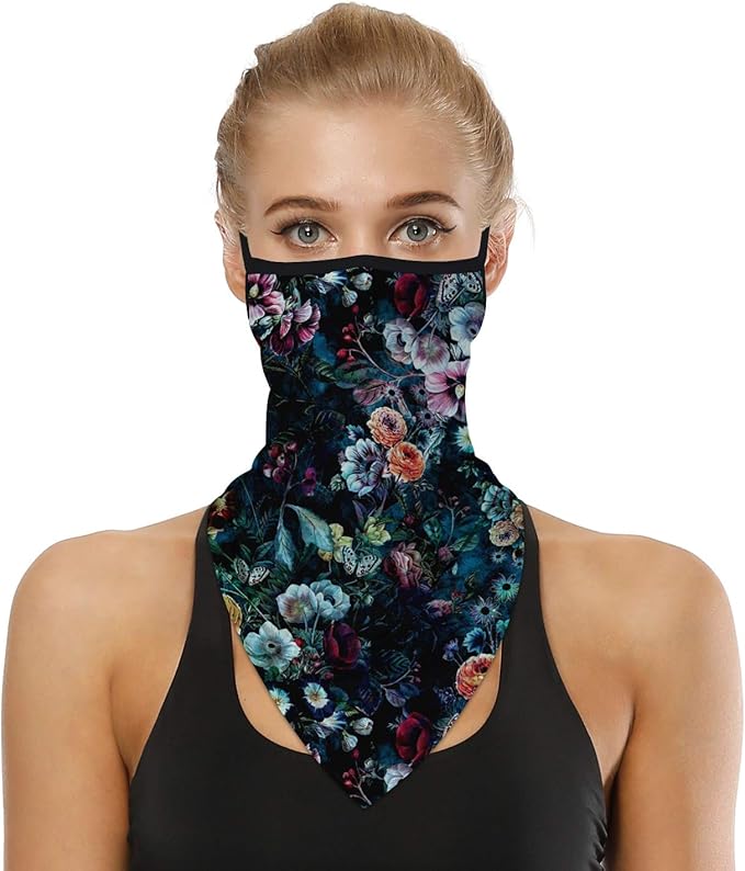 YAYOUREL Neck Gaiter Face Mask Bandanas by YAYOUREL