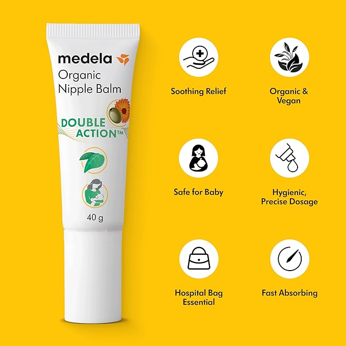 Medela Organic Nipple Cream & Pumping Lubricant, Soothes & Nourishes - Image 3