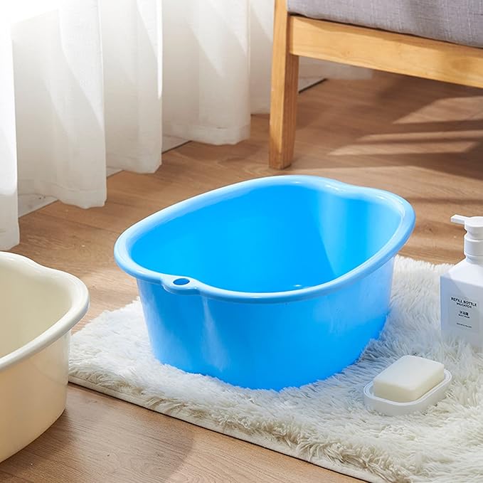 AXLOFO® Foot Soaking Bath Basin, Large Plastic Foot Soaking Tub, Feet Massage - Image 7