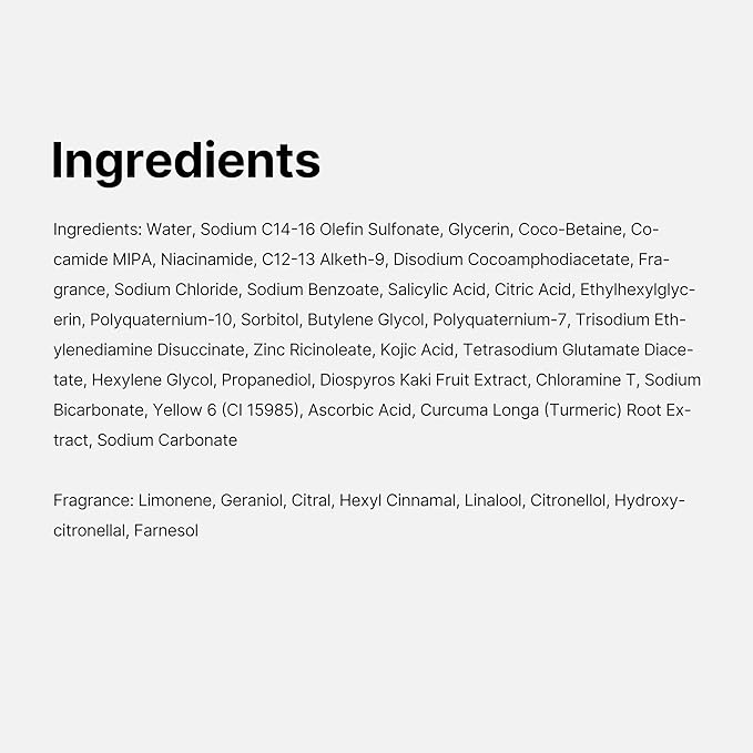 medicube Kojic Acid Turmeric Brightening Body Wash | Gentle Shower Gel - Image 7