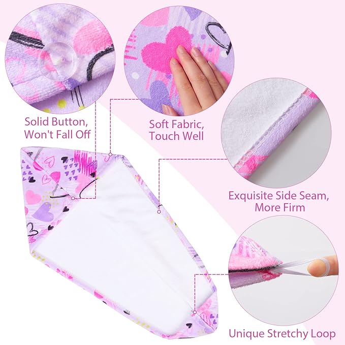 Basumee Microfiber Hair Towel Wrap - Image 9