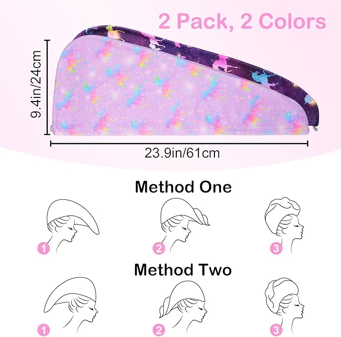 Basumee Microfiber Hair Towel Wrap - Image 7