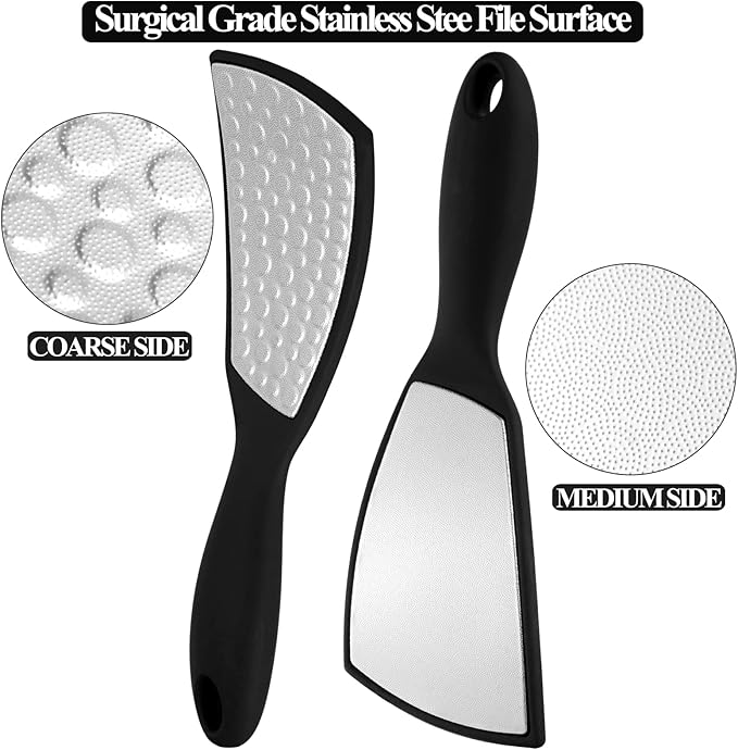 Foot Rasp Foot File and Callus Remover, Best Foot Care Pedicure Metal Surface - Image 2