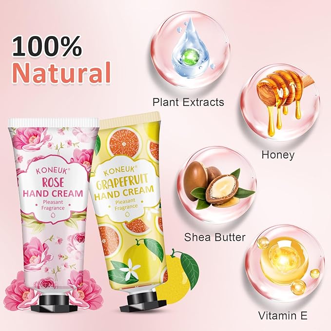 KONEUK 112 Pack Moisturizing Hand Cream Set, Mothers Day Gifts - Image 2