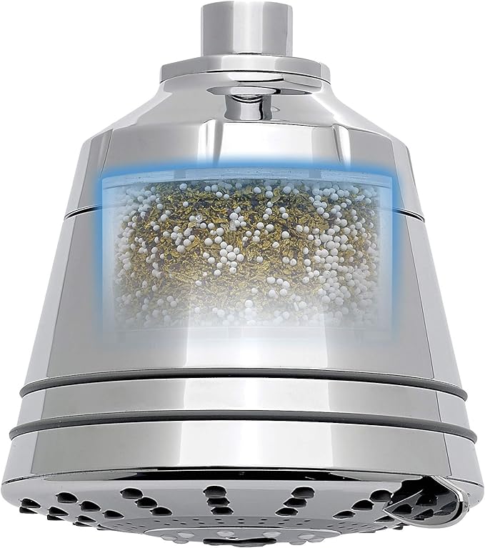 Sprite Showers Pure 7-Setting Filtered 1.75GPM Showerhead in Brushed Nickel - Image 2