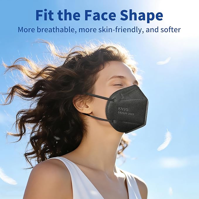 Hotodeal KN95 Face Masks 20 Pcs, 5 Layers Cup Dust Mask - Image 6