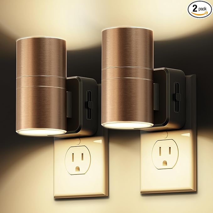 L LOHAS LED Night Light, 2 Pack Night Lights Plug into Wall, Automatic Dusk to by LLOHASLED