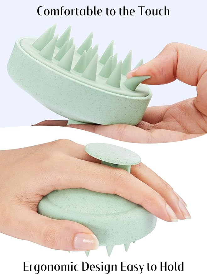 HEETA Scalp Massager Hair Growth, Soft Silicone Scalp Scrubber Shampoo Brush - Image 5