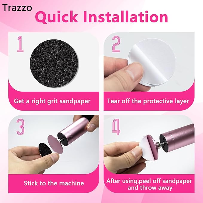 Trazzo 80/120/180 Grit Replacement Sanding Discs - Image 5