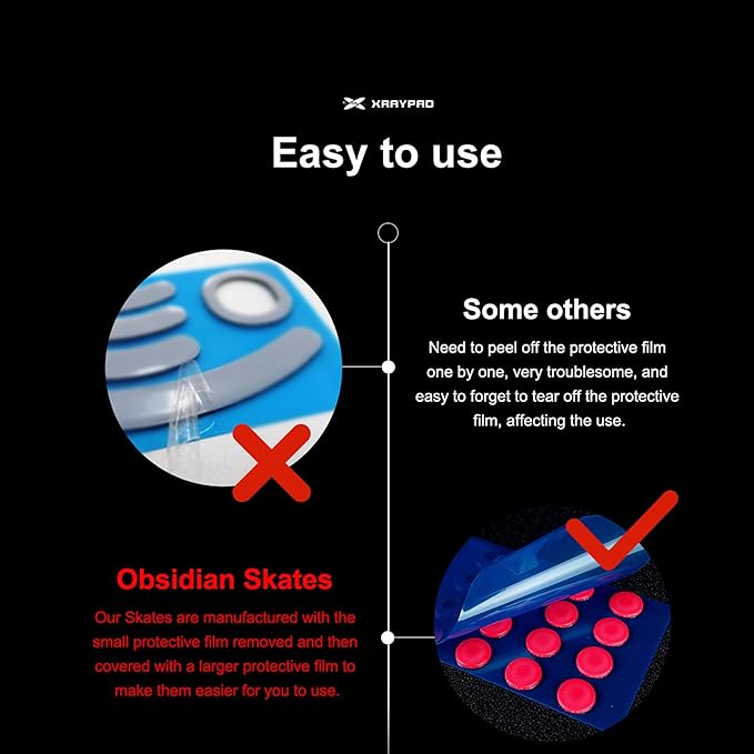 X-Raypad Jade Speed Mouse Skates, Offers Excelent Wear Resistance, Speed & - Image 3