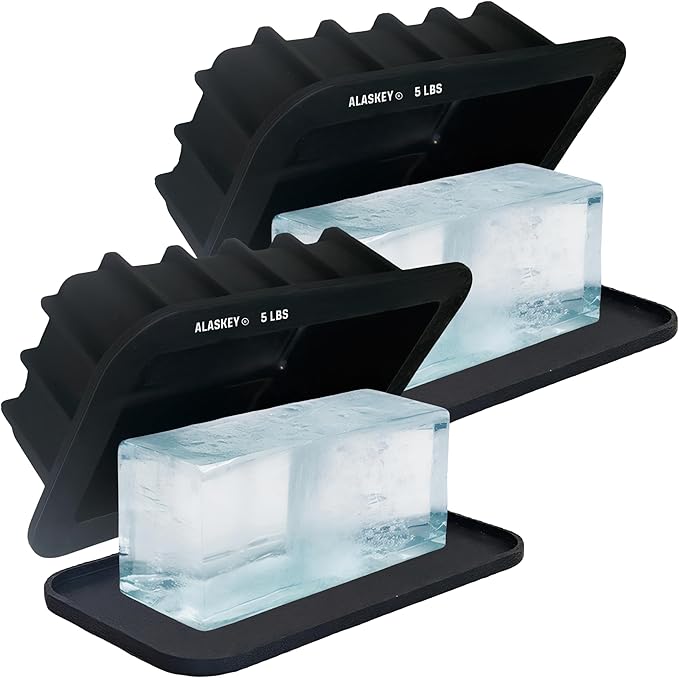 Alaskey® Extra Large Ice Block Mold 5 lbs by Alaskey