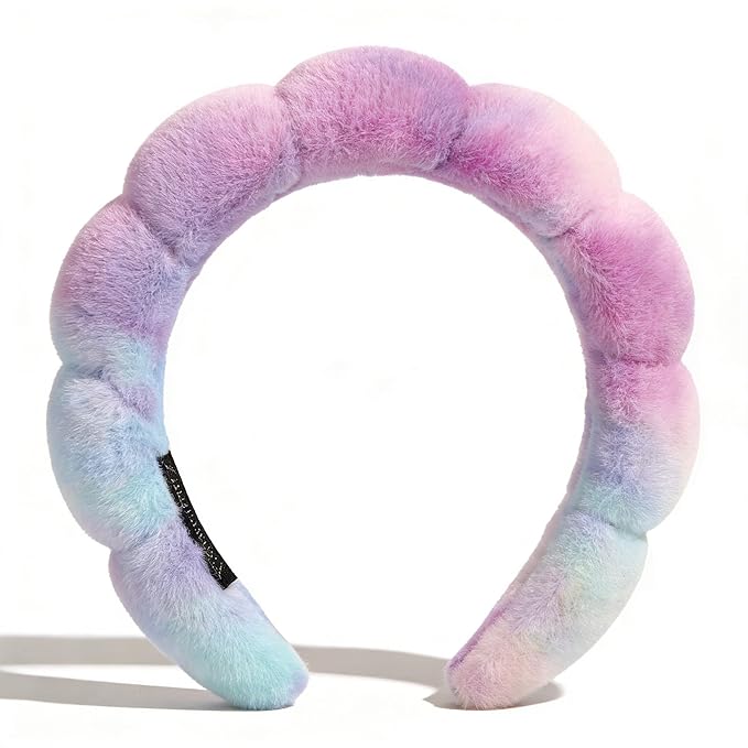 Ayesha Spa Headband for Washing Face Sponge Makeup&Skincare Headband Soft Fuzzy by AYESHA