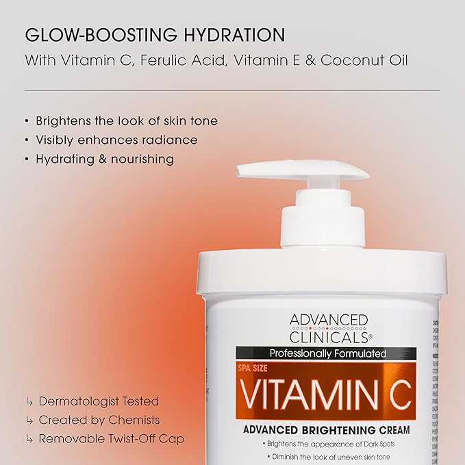 Advanced Clinicals Retinol Body Lotion + Brightening Vitamin C Lotion 2pc - Image 6