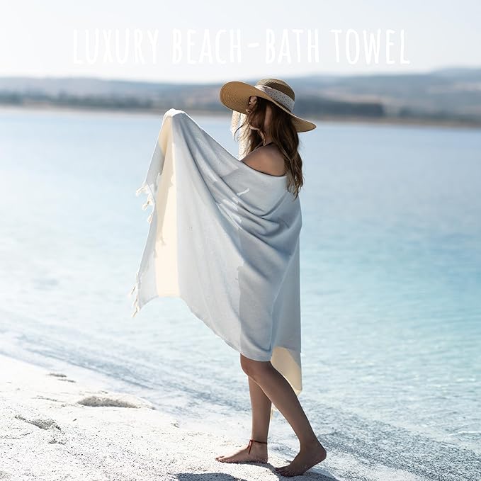 Turkish Beach Towels Oversized Clearance XL 40x71- Sand Free Beach Towel- 100% - Image 4