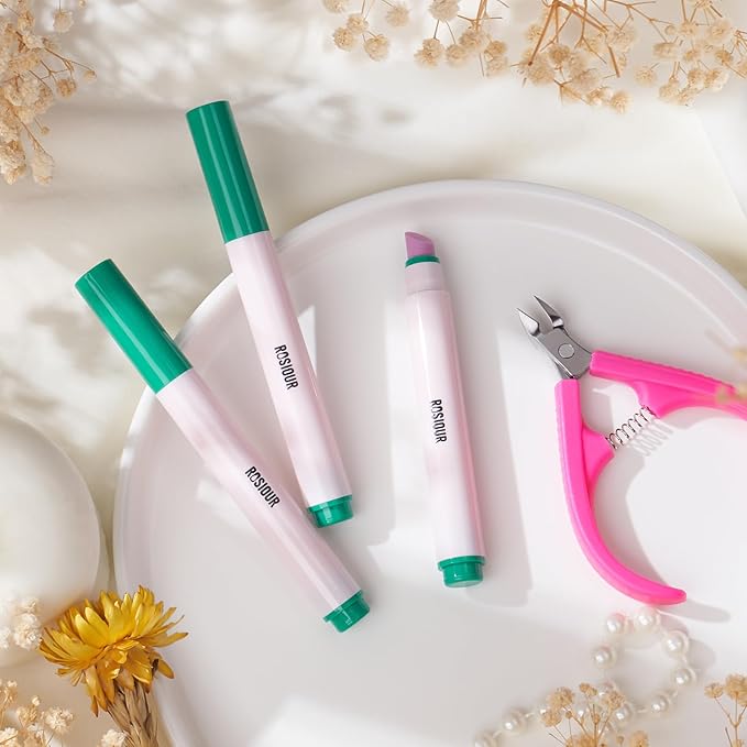 Ceramic Cuticle Oil Pusher Pen: 3-in-1 Nail Cuticle Buffer Pens - Image 4