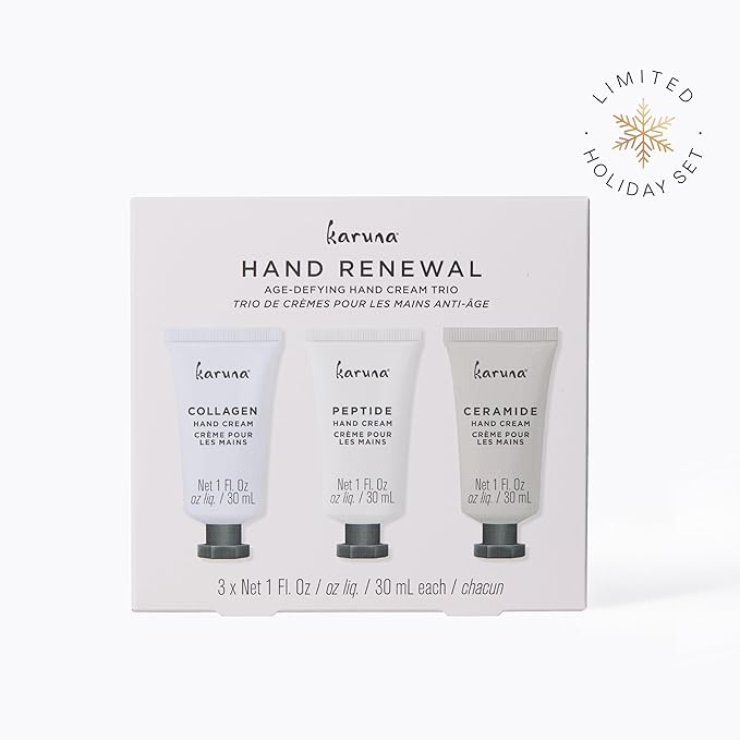 Karuna Age-Defying Hand Cream Trio, 3 Pack Hand Renewal – Hydrating, Nourishing - Image 3