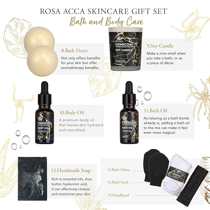 Mothers Day Gift for Mom, Body & Facial Kit Gift, Face Cream, Self Care Kit - Image 3