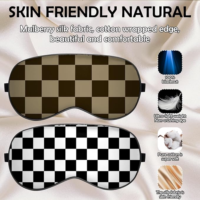 2 PCS Sleep Eye Mask Silk Sleeping Soft - Image 3