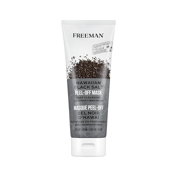 Freeman Exotic Blends Hawaiian Black Salt Peel Off Facial Mask, 6 fl.oz./175 mL by Freeman