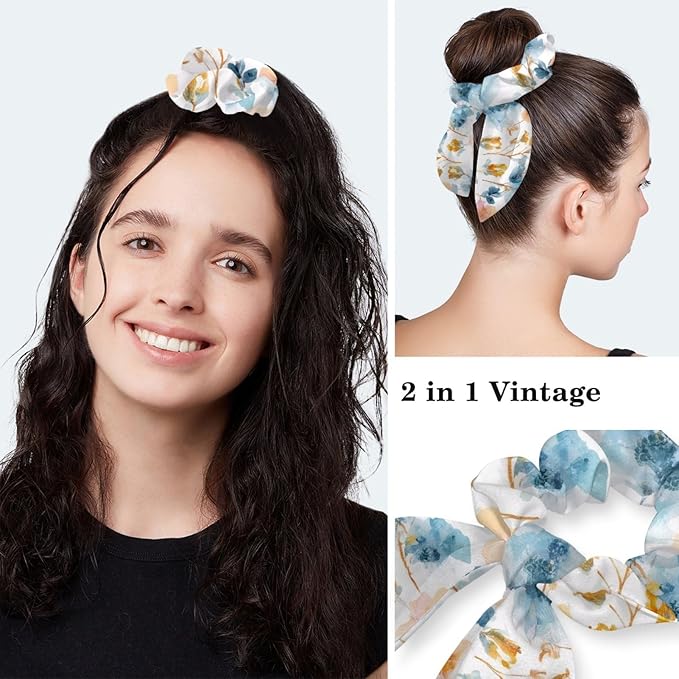 Scrub Cap with Hair Scrunchy, Ponytail Holder Surgical Cap - Image 5