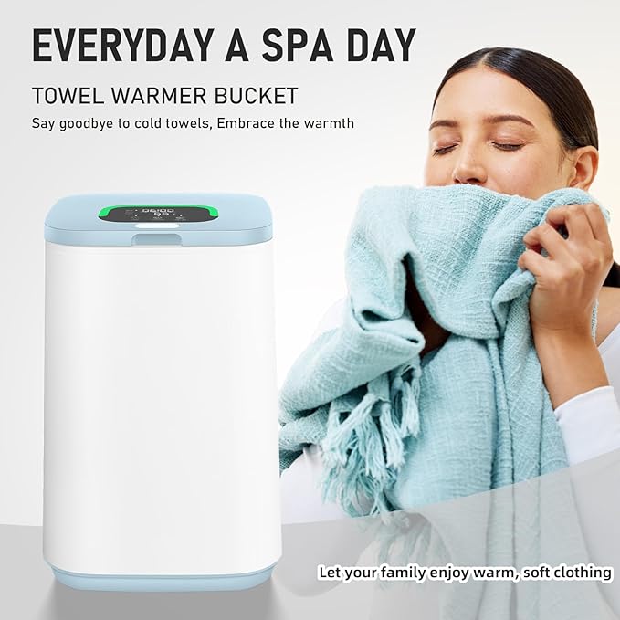 Towel Warmer for Bathroom, 23L Large Towel Warmers, Heated Towel Warmer Bucket - Image 7
