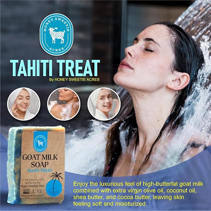 Honey Sweetie Acres Tahiti Treat Goat Milk Soap - Image 7